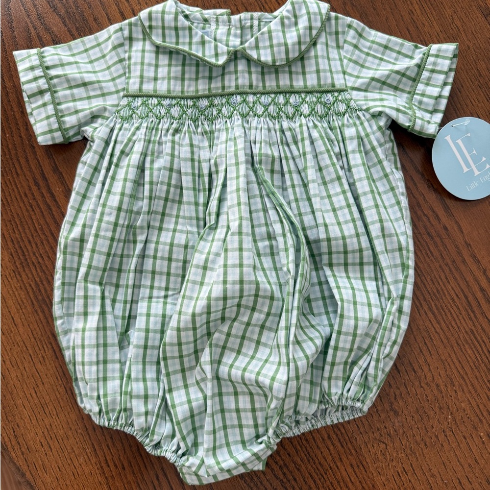 NWT Little English plaid bubble
